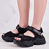 Sandals Buffalo Binary.O-Black