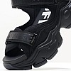 Sandals Buffalo Binary.O-Black