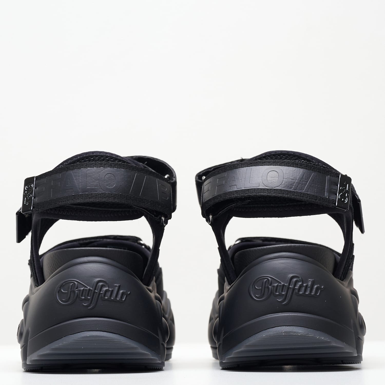 Sandals Buffalo Binary.O-Black