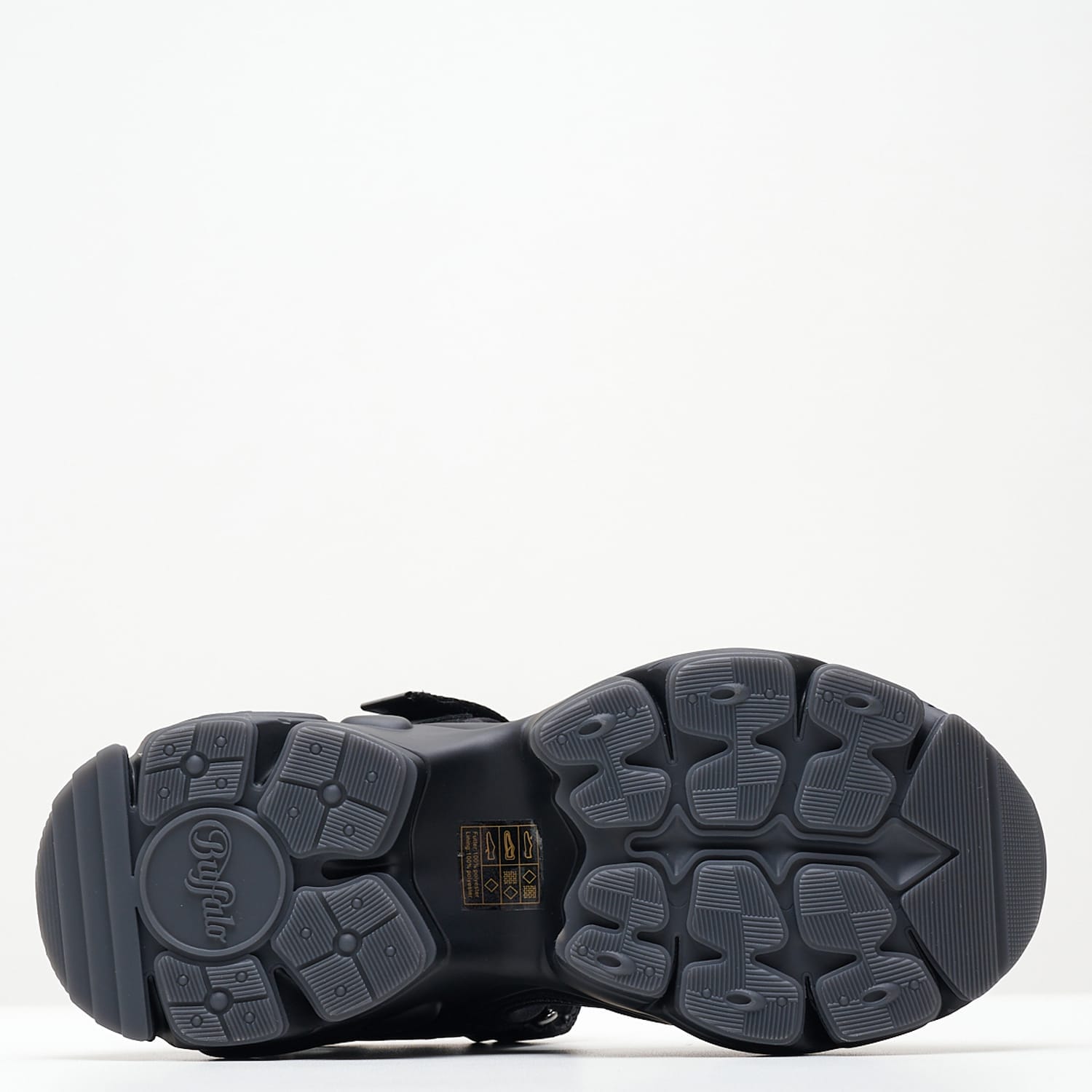 Sandals Buffalo Binary.O-Black