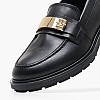 Γυναικεία Μοκασίνια Lea.Loafer Μαύρο Δέρμα Tommy Hilfiger Μοκασίνια - Loafers Tommy Hilfiger Lea.Loafer-Black