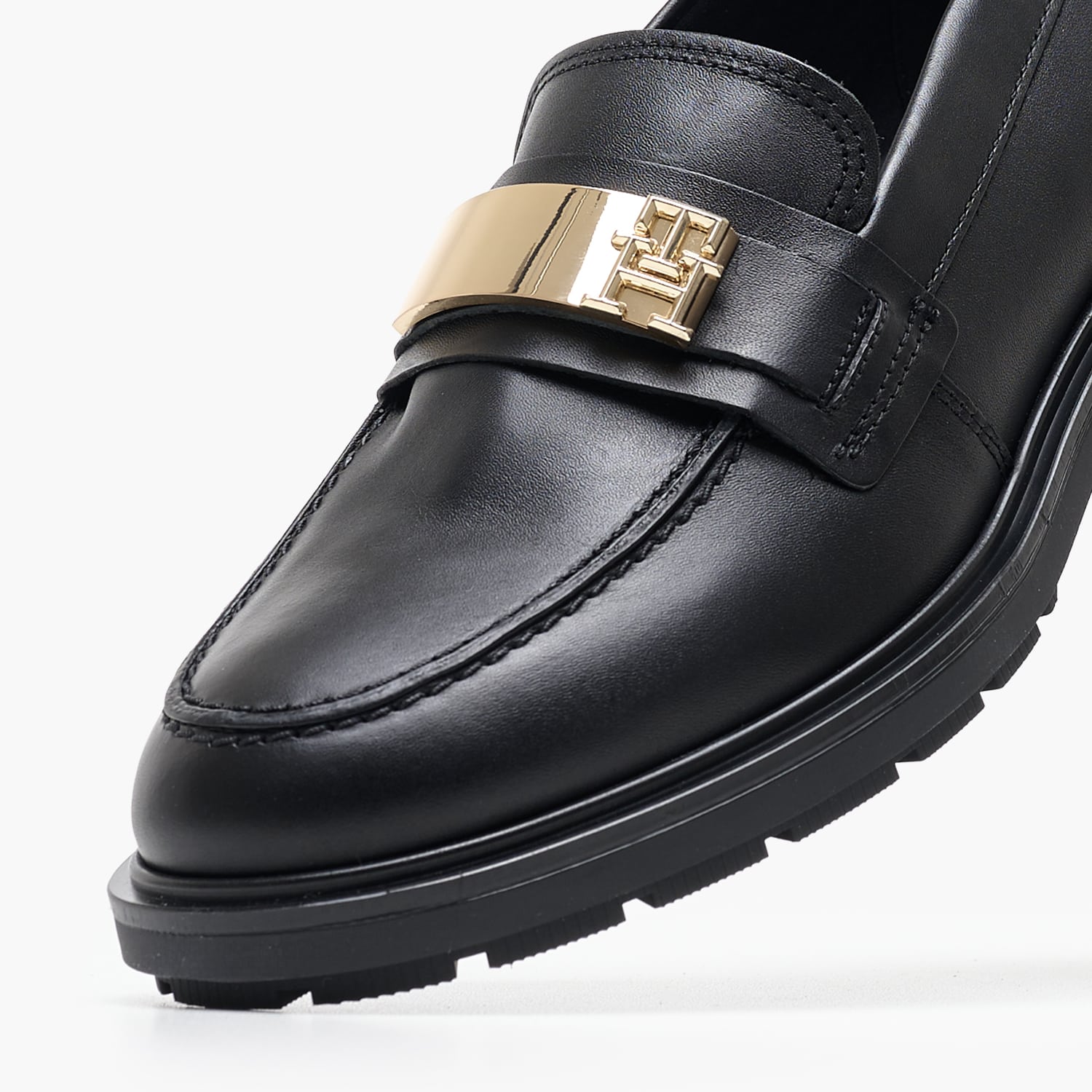 Γυναικεία Μοκασίνια Lea.Loafer Μαύρο Δέρμα Tommy Hilfiger