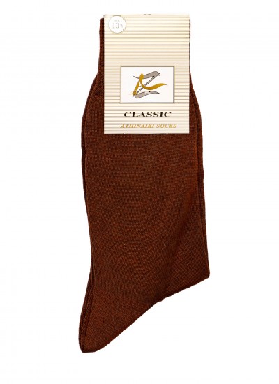 Κάλτσες Socks.W16 Καφέ Βαμβάκι Mortoglou