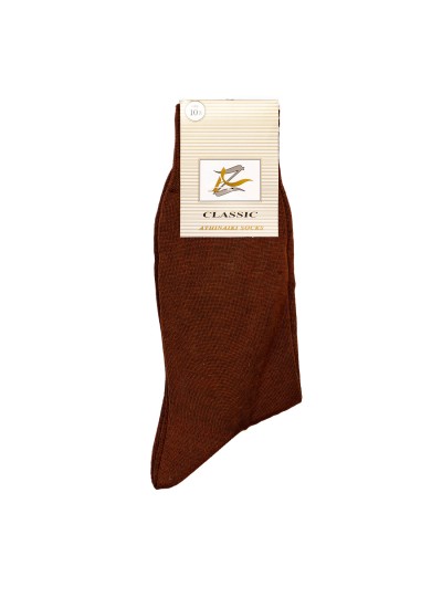 Κάλτσες Socks.W16 Καφέ Βαμβάκι Mortoglou