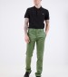 Men Pants HH2661.23 Green Cotton Lacoste