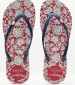 Women Flip Flops & Sandals Rake.Floral Red Rubber Pepe Jeans