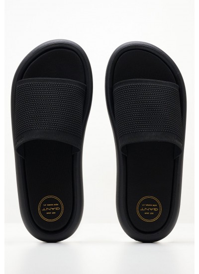 Women Flip Flops & Sandals Stayla Black Fabric GANT