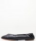 Women Balerinas Elastic.Ballerina Black Leather Tommy Hilfiger