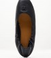 Women Balerinas Elastic.Ballerina Black Leather Tommy Hilfiger