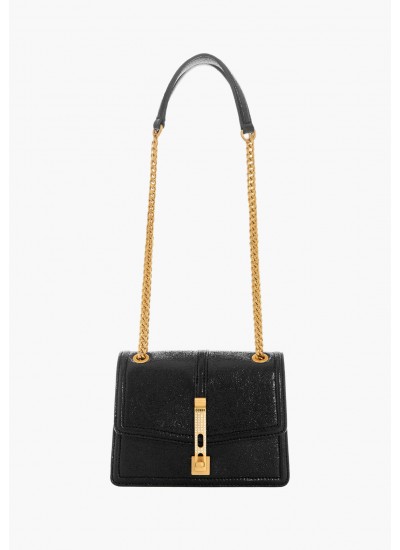 Women Bags Gilded.Mini Black ECOleather Guess