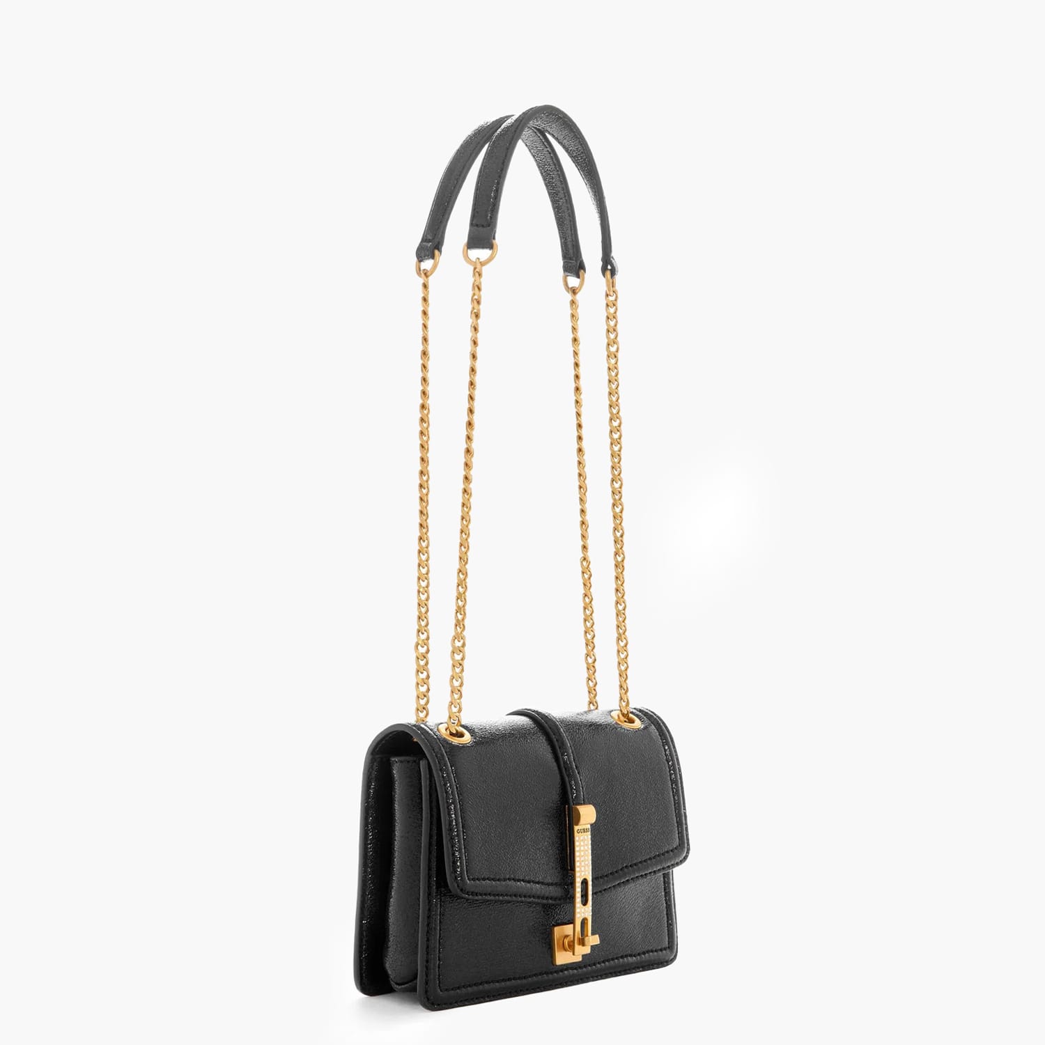 Γυναικείες Τσάντες Gilded.Mini Μαύρο ECOleather Guess