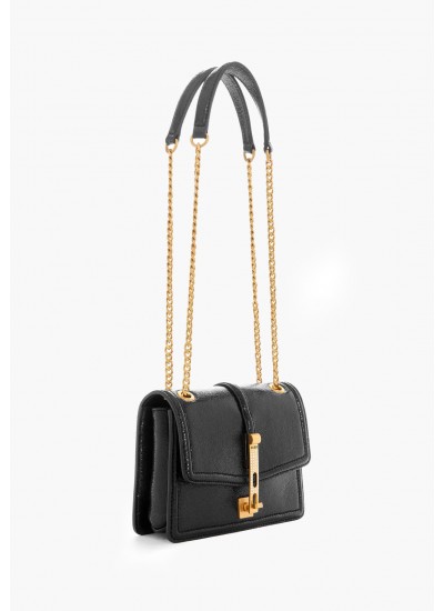 Women Bags Gilded.Mini Black ECOleather Guess