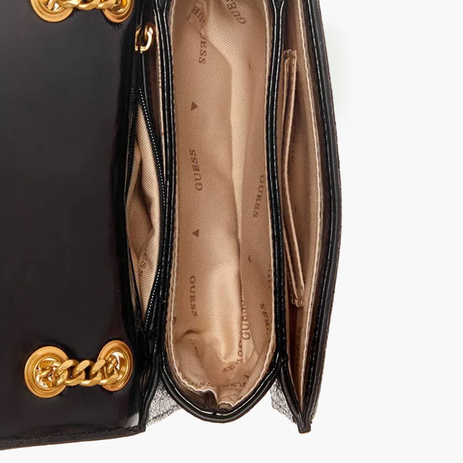 Γυναικείες Τσάντες Gilded.Mini Μαύρο ECOleather Guess