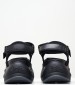 Women Sandals Binary.O Black ECOleather Buffalo