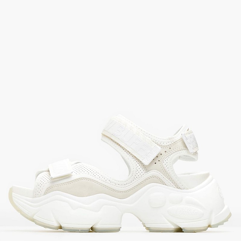 Women Sandals Binary.O White ECOleather Buffalo