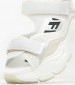 Women Sandals Binary.O White ECOleather Buffalo