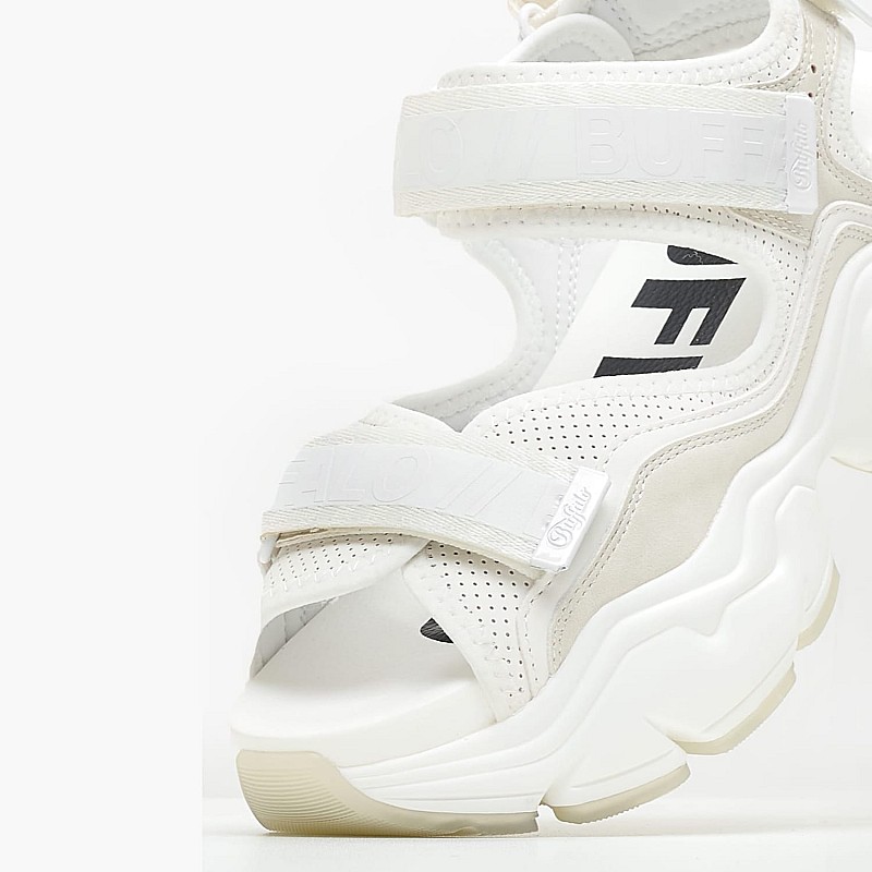 Women Sandals Binary.O White ECOleather Buffalo