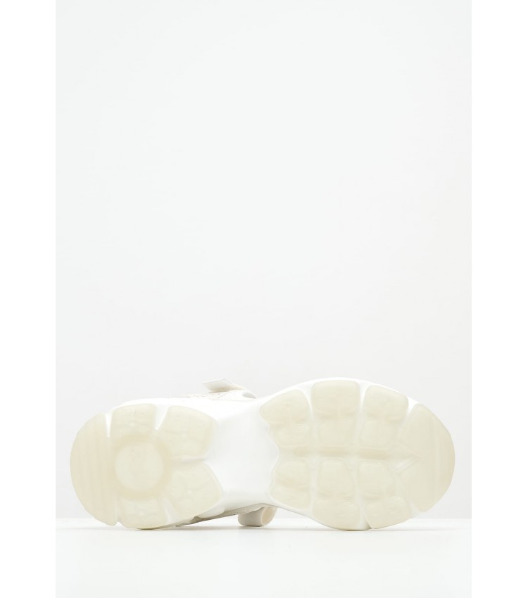 Γυναικεία Πέδιλα Binary.O Άσπρο ECOleather Buffalo Γυναικεία Πέδιλα Binary.O Άσπρο ECOleather Buffalo
