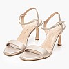 Women Sandals 75602 Platinum Leather Mourtzi Women Sandals 75602 Platinum Leather Mourtzi