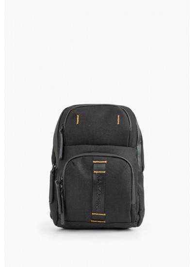 Men Bags Cesar.Cross Black Fabric La Martina
