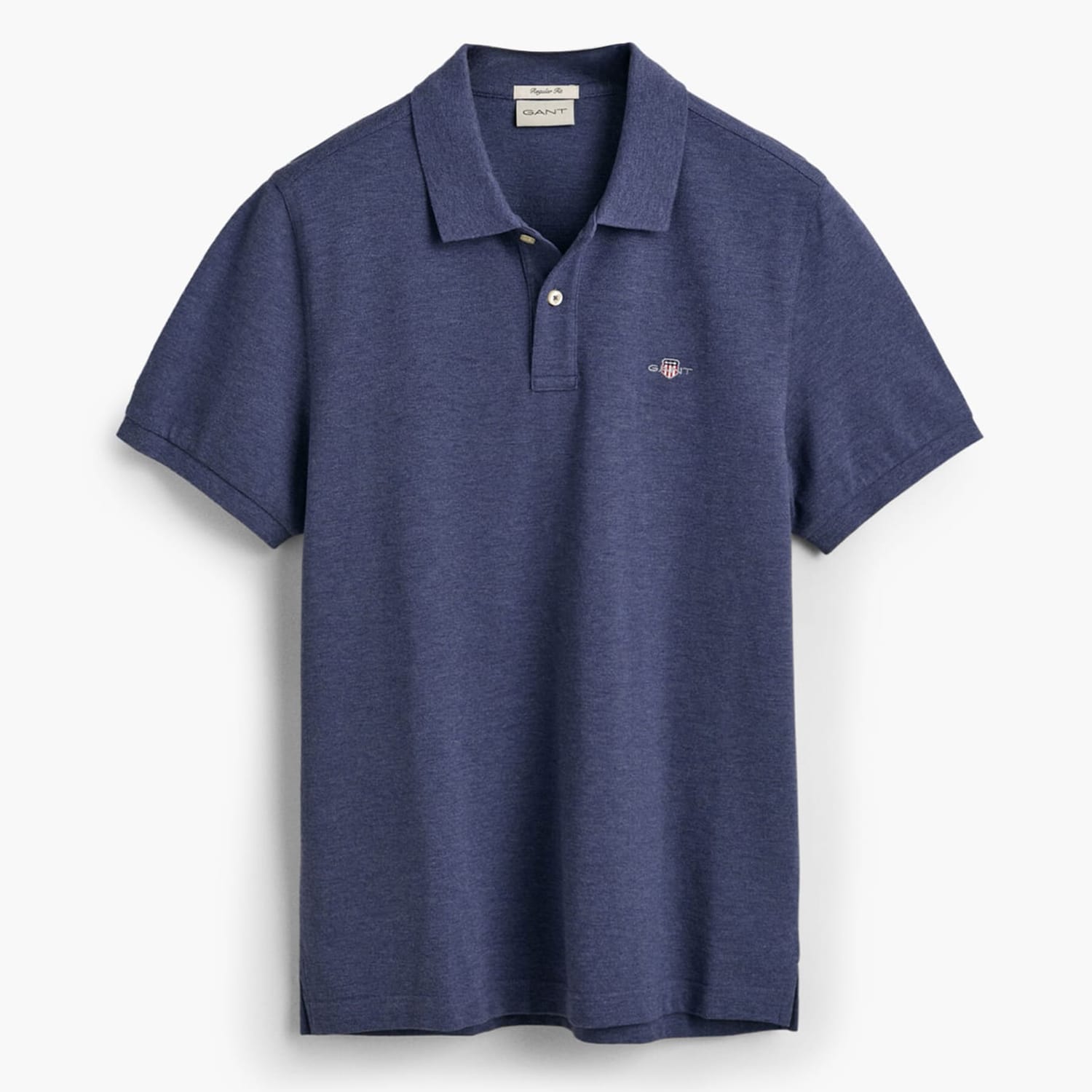 Ανδρικές Μπλούζες Polo.Original.M.2 Σκούρο Μπλε Βαμβάκι GANT