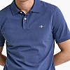 Ανδρικές Μπλούζες Polo.Original.M Μπλε Βαμβάκι GANT
