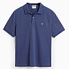 Ανδρικές Μπλούζες Polo.Original.M Μπλε Βαμβάκι GANT
