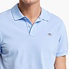 Ανδρικές Μπλούζες Polo.Original.M Μπλέ Ανοιχτό Βαμβάκι GANT Ανδρικές Μπλούζες Polo.Original.M Μπλέ Ανοιχτό Βαμβάκι GANT