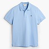Ανδρικές Μπλούζες Polo.Original.M Μπλέ Ανοιχτό Βαμβάκι GANT Ανδρικές Μπλούζες Polo.Original.M Μπλέ Ανοιχτό Βαμβάκι GANT