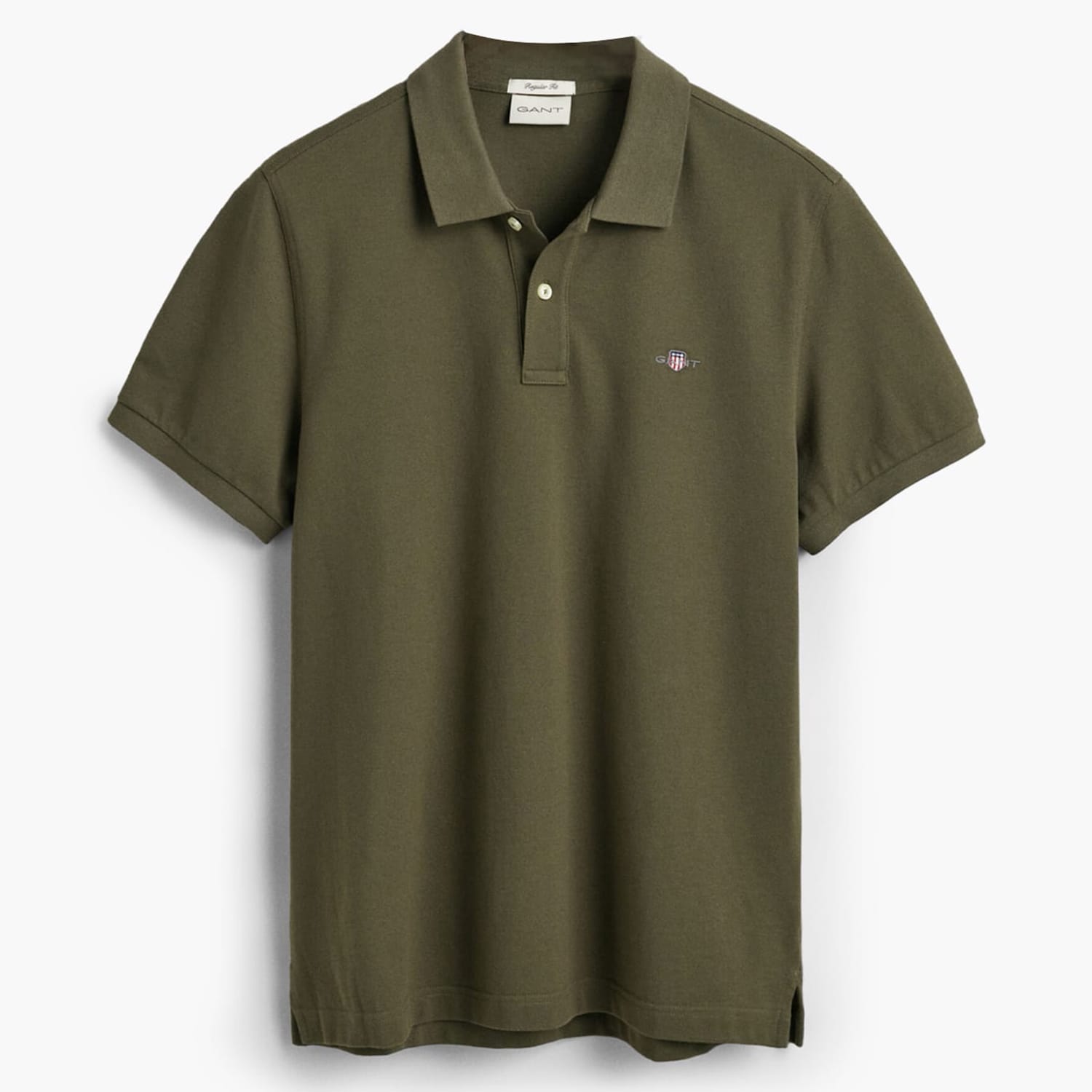 Ανδρικές Μπλούζες Polo.Original.M Πράσινο Βαμβάκι GANT