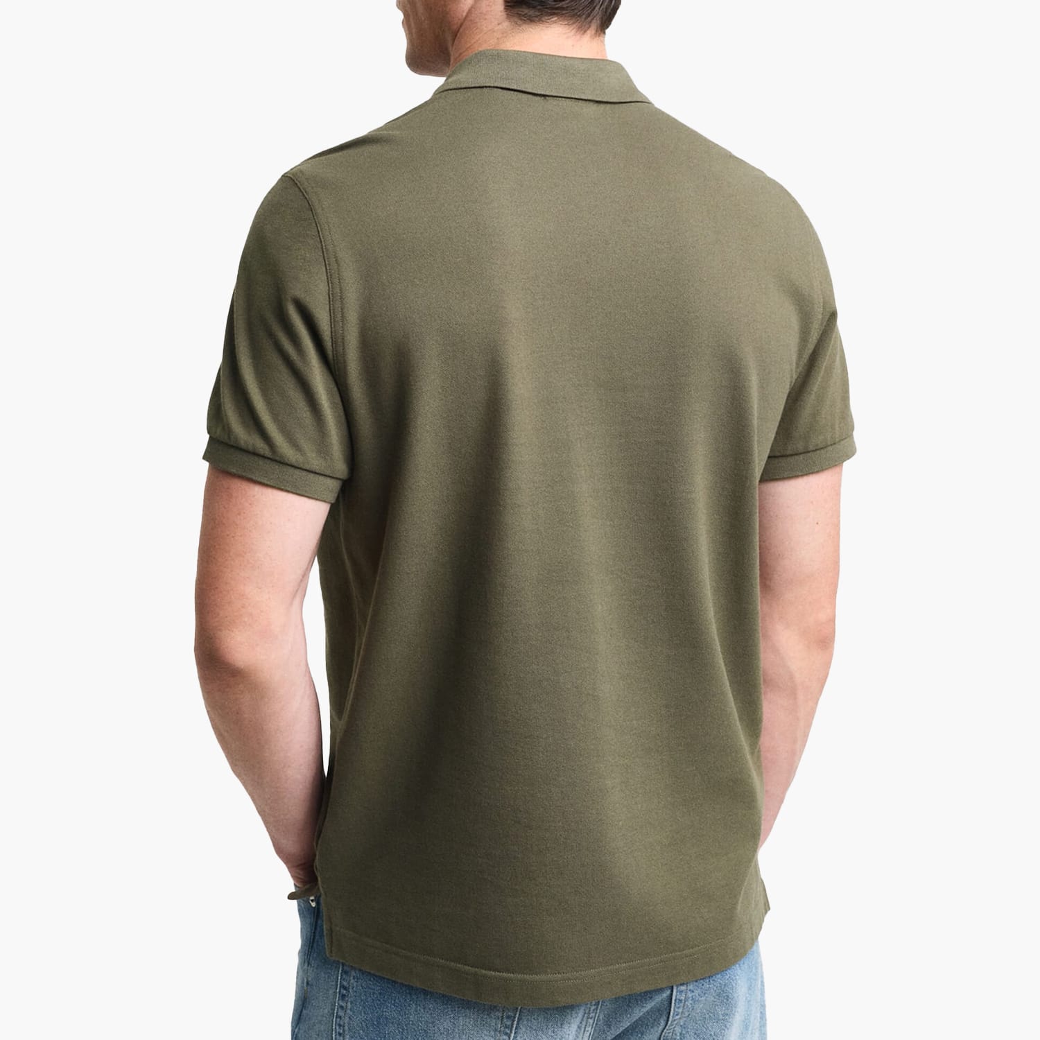 Men T-Shirts Polo.Original.M Green Cotton GANT Men T-Shirts Polo.Original.M Green Cotton GANT
