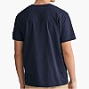 Men T-Shirts Reg.Ss DarkBlue Cotton GANT Men T-Shirts Reg.Ss DarkBlue Cotton GANT