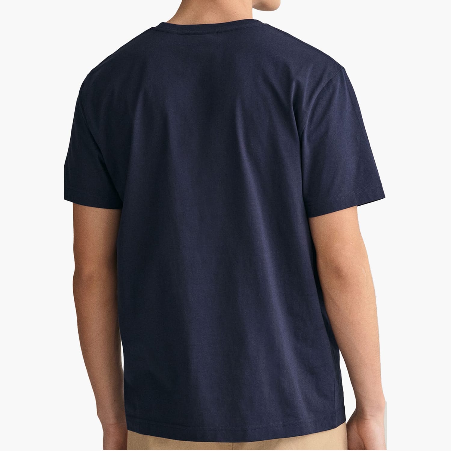 Men T-Shirts Reg.Ss DarkBlue Cotton GANT Men T-Shirts Reg.Ss DarkBlue Cotton GANT