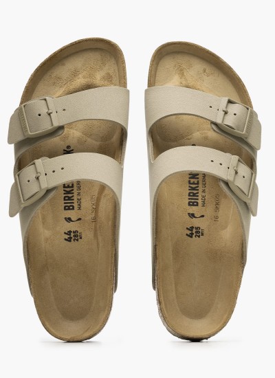 Ανδρικές Σαγιονάρες & Πέδιλα Arizona.Fk.M Χακί ECOleather Birkenstock