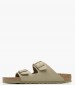 Ανδρικές Σαγιονάρες & Πέδιλα Arizona.Fk.M Χακί ECOleather Birkenstock Ανδρικές Σαγιονάρες & Πέδιλα Arizona.Fk.M Χακί ECOleather Birkenstock