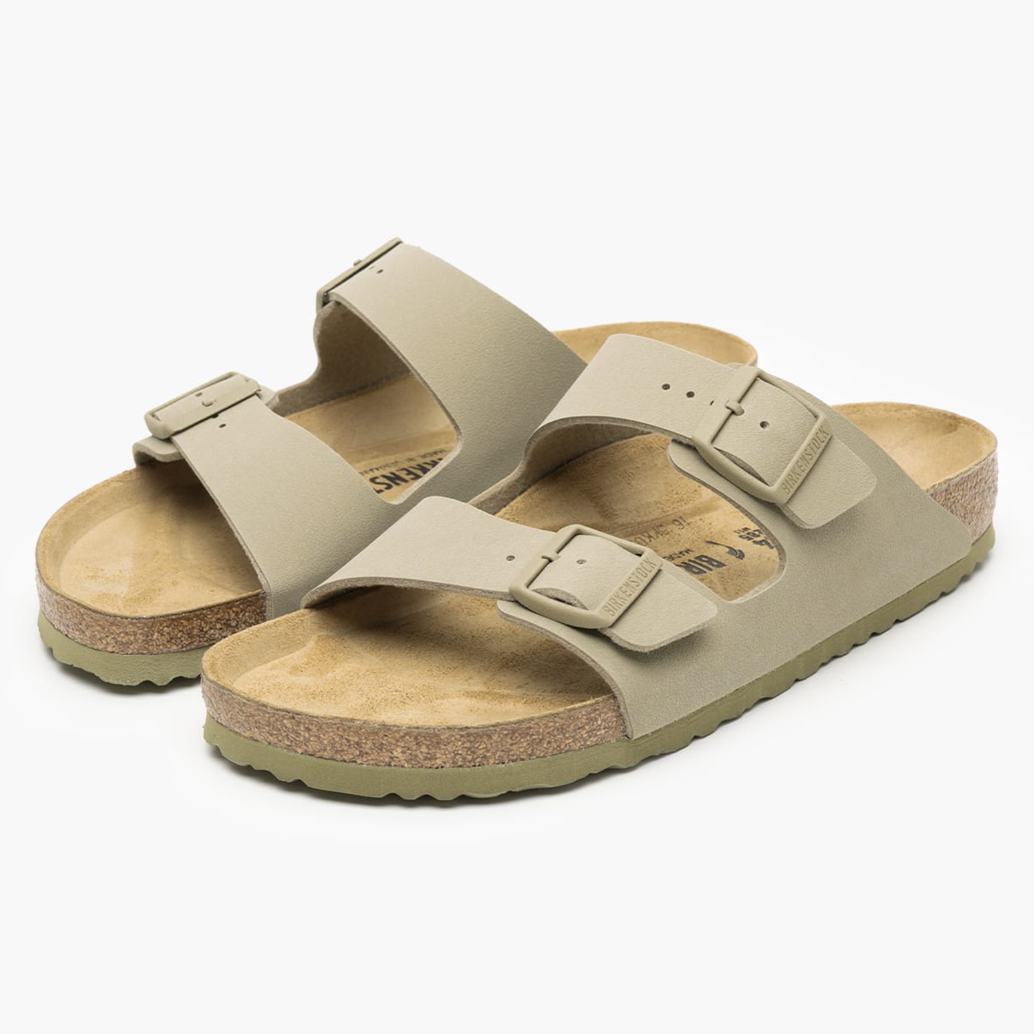 Ανδρικές Σαγιονάρες & Πέδιλα Arizona.Fk.M Χακί ECOleather Birkenstock Ανδρικές Σαγιονάρες & Πέδιλα Arizona.Fk.M Χακί ECOleather Birkenstock