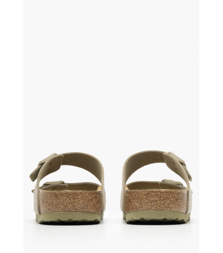 Ανδρικές Σαγιονάρες & Πέδιλα Arizona.Fk.M Χακί ECOleather Birkenstock Ανδρικές Σαγιονάρες & Πέδιλα Arizona.Fk.M Χακί ECOleather Birkenstock