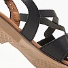 Γυναικεία Flats 3080 Μαύρο Δέρμα Eva Frutos Γυναικεία Flats 3080 Μαύρο Δέρμα Eva Frutos