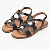 Γυναικεία Flats 3080 Μαύρο Δέρμα Eva Frutos Γυναικεία Flats 3080 Μαύρο Δέρμα Eva Frutos