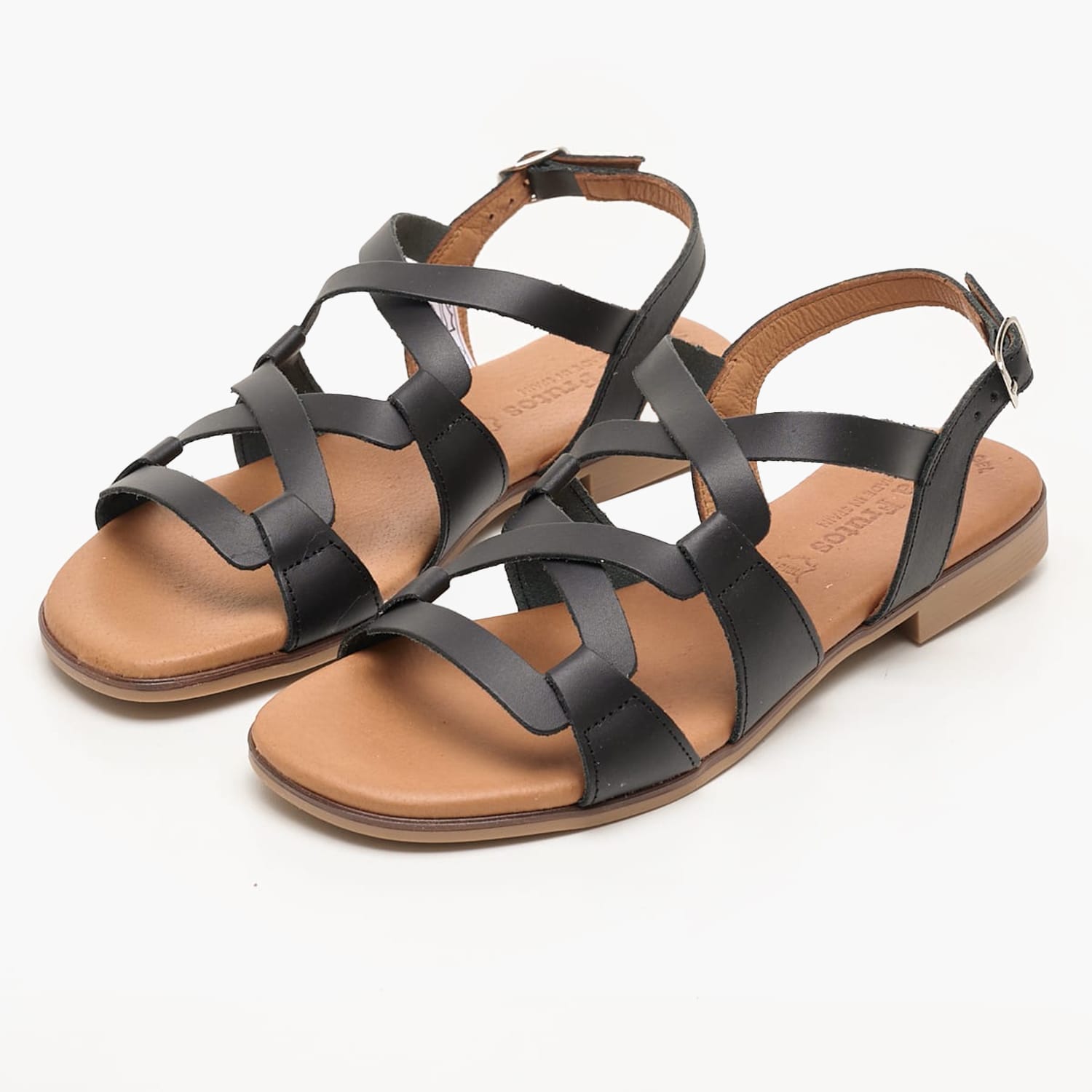 Γυναικεία Flats 3080 Μαύρο Δέρμα Eva Frutos Γυναικεία Flats 3080 Μαύρο Δέρμα Eva Frutos