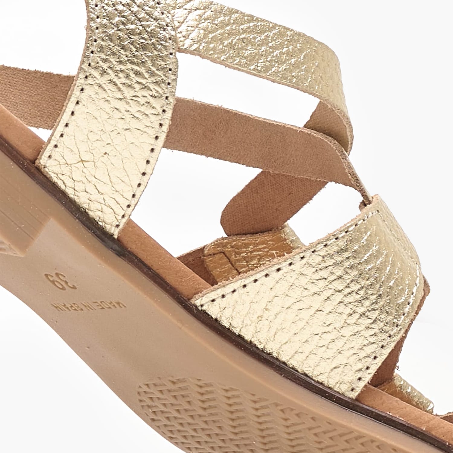 Γυναικεία Flats 3080 Χρυσό Δέρμα Eva Frutos Γυναικεία Flats 3080 Χρυσό Δέρμα Eva Frutos