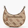 Γυναικείες Τσάντες Circe.Hobo Μπεζ Ύφασμα Guess