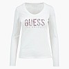 Women T-Shirts - Tops Python.Tee White Cotton Guess Women T-Shirts - Tops Python.Tee White Cotton Guess