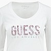 Women T-Shirts - Tops Python.Tee White Cotton Guess Women T-Shirts - Tops Python.Tee White Cotton Guess