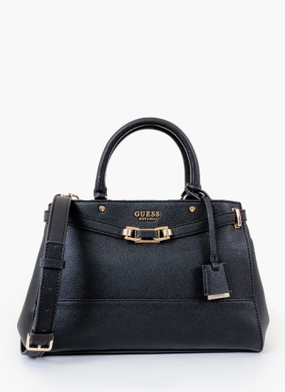 Γυναικείες Τσάντες Silvye Μαύρο ECOleather Guess