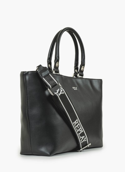Γυναικείες Τσάντες FW3740 Μαύρο ECOleather Replay