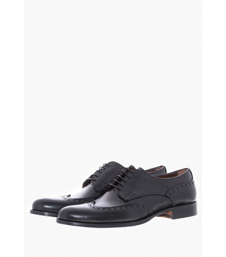 Men Shoes T514 Black Leather Philippe Lang