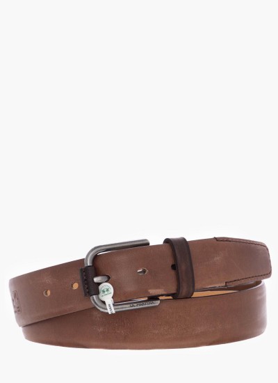 Men Belts M0033 Brown Leather La Martina