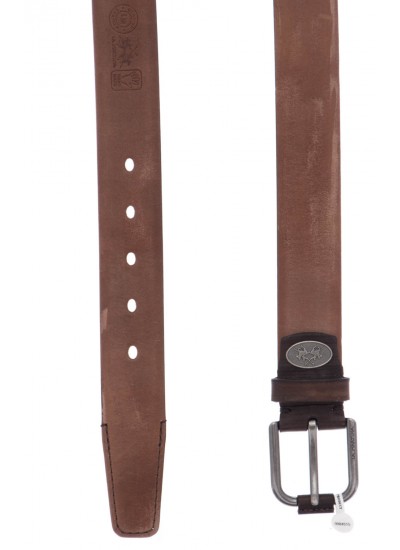 Men Belts M0033 Brown Leather La Martina