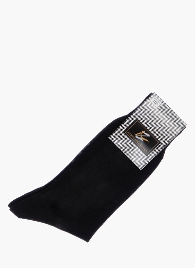 Men Socks Socks.B Black Cotton Mortoglou